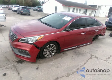 2015 Hyundai Sonata Sport z USA, uszkodzony, nr VIN 5NPE34AF3FH222759
